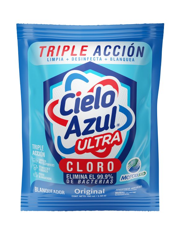 cloro cielo azul