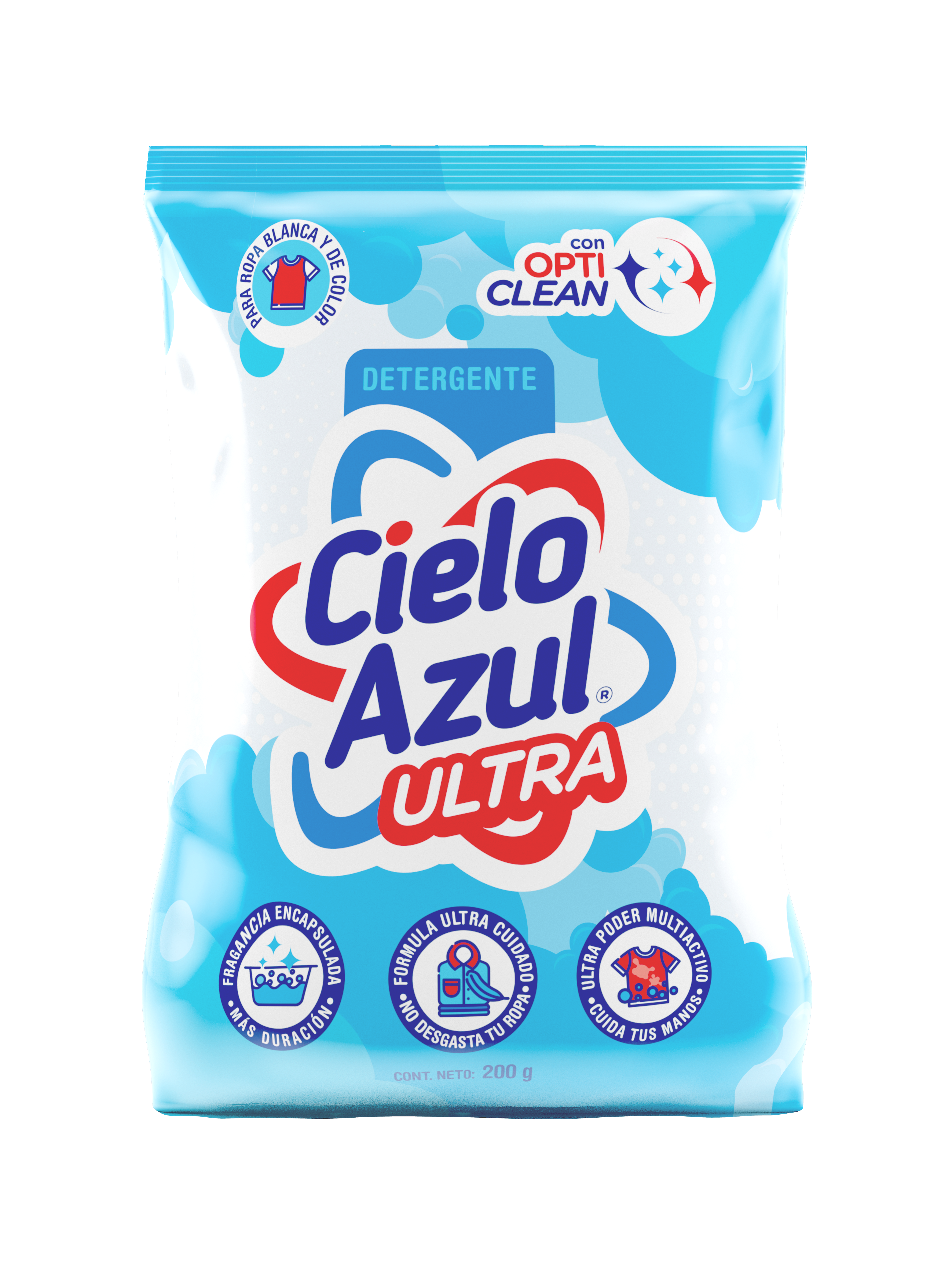 Detergente cielo azul